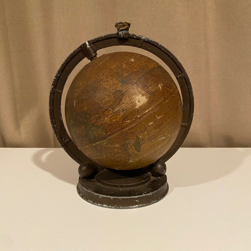 Rare 1930s Idealite Globe Lamp Base Great Depression Era 9x9” Vintage Decor
